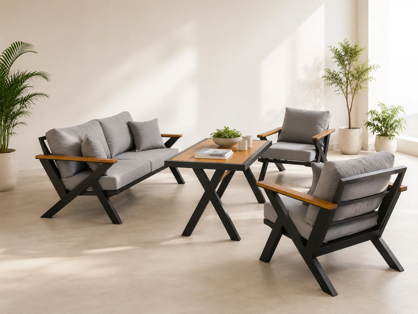 N ironCrow bahçe ve balkon mobilyası modeli